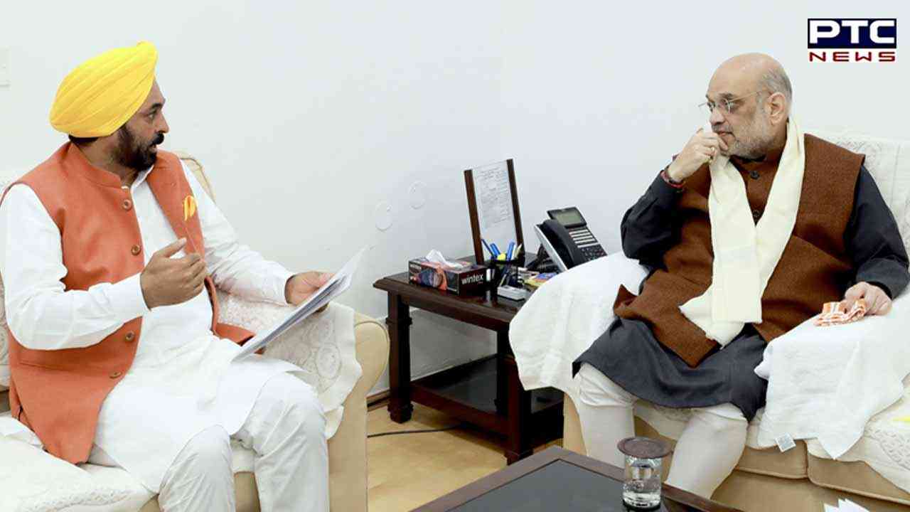 Punjab CM Bhagwant Mann holds ‘fruitful’ meeting with Union Minister Amit Shah