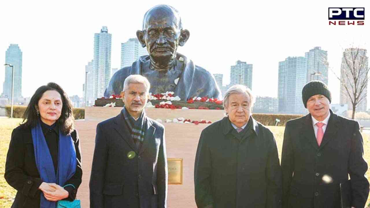 Mahatma Gandhi's bust at UN, a reminder of values he upheld: UN Chief