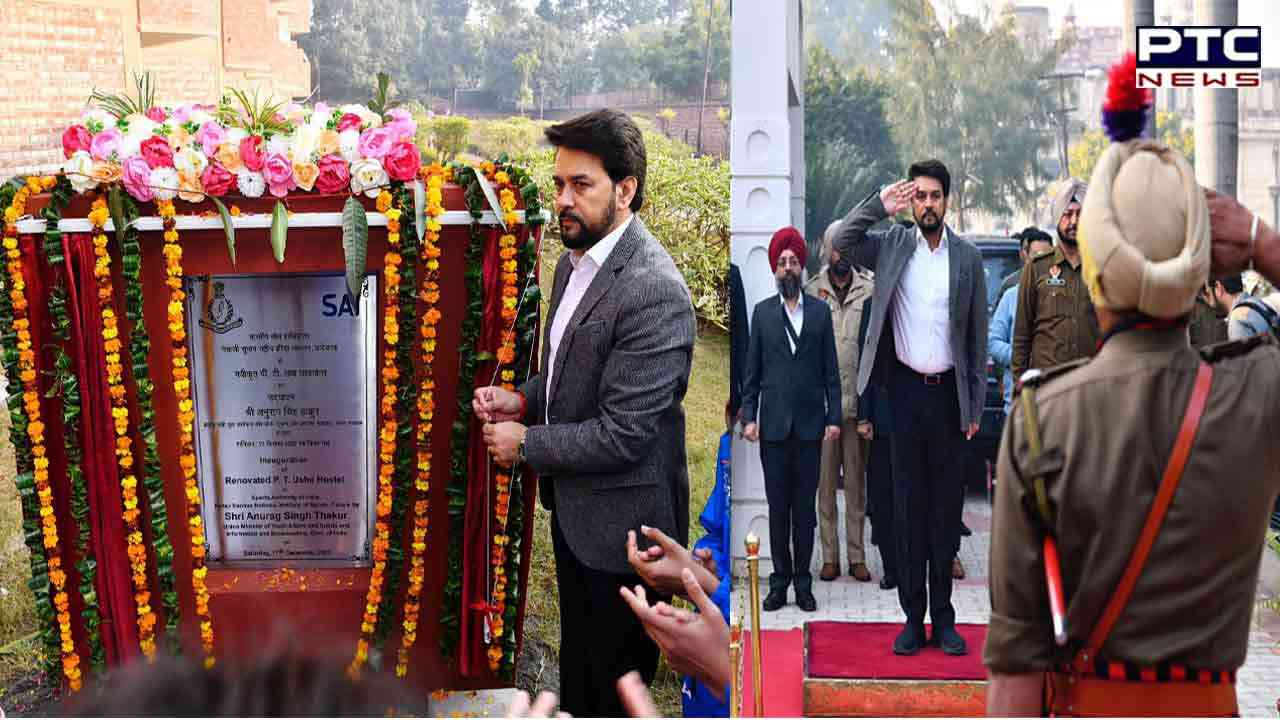 Punjab: Anurag Thakur inaugurates 300-bedded hostel in Patiala sports institute