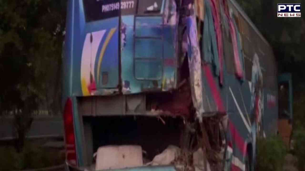 3 dead, 2 critically injured in bus collision on Greater Noida Expressway