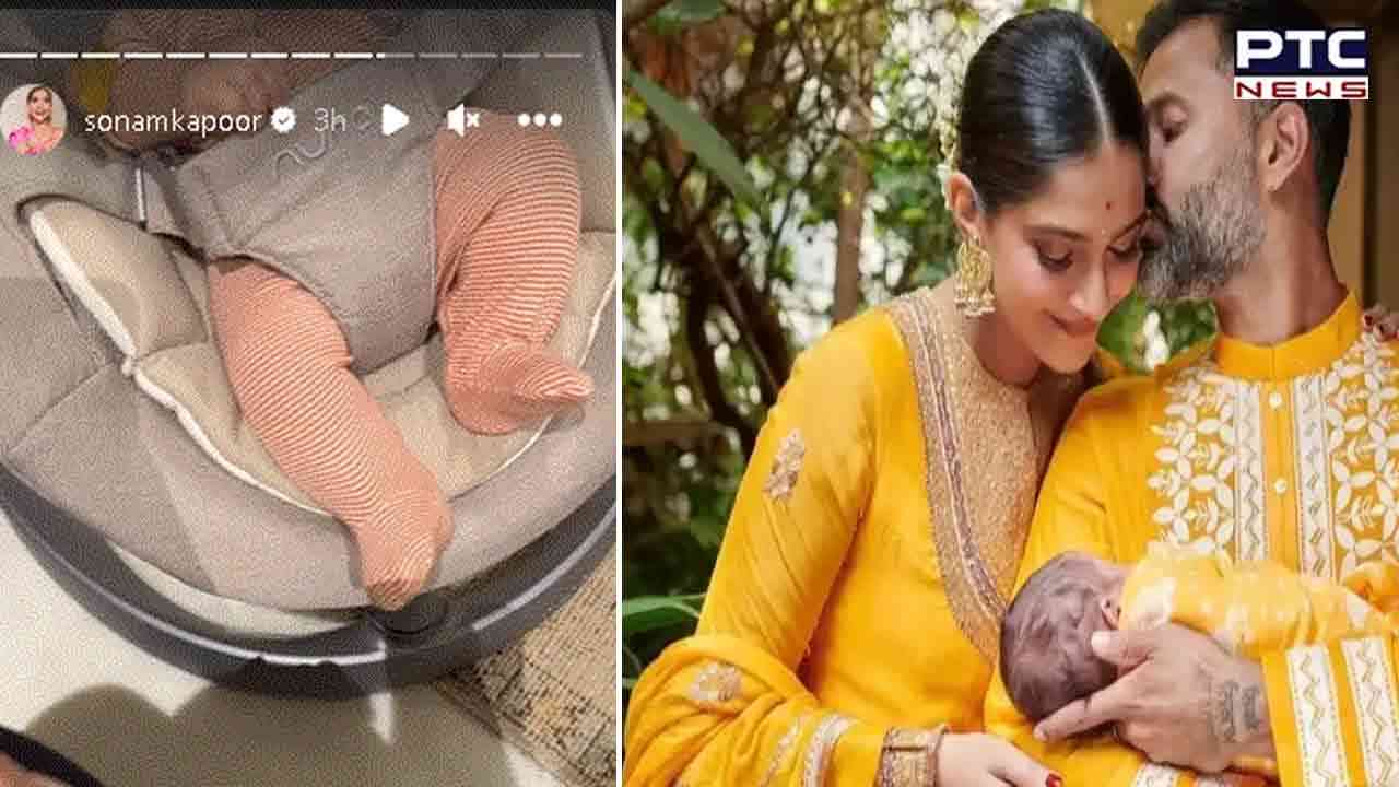 Sonam Kapoor shares glimpse of her newborn son Vayu