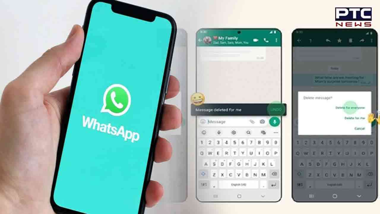 WhatsApp users to get 5 seconds to reverse accidental message delete
