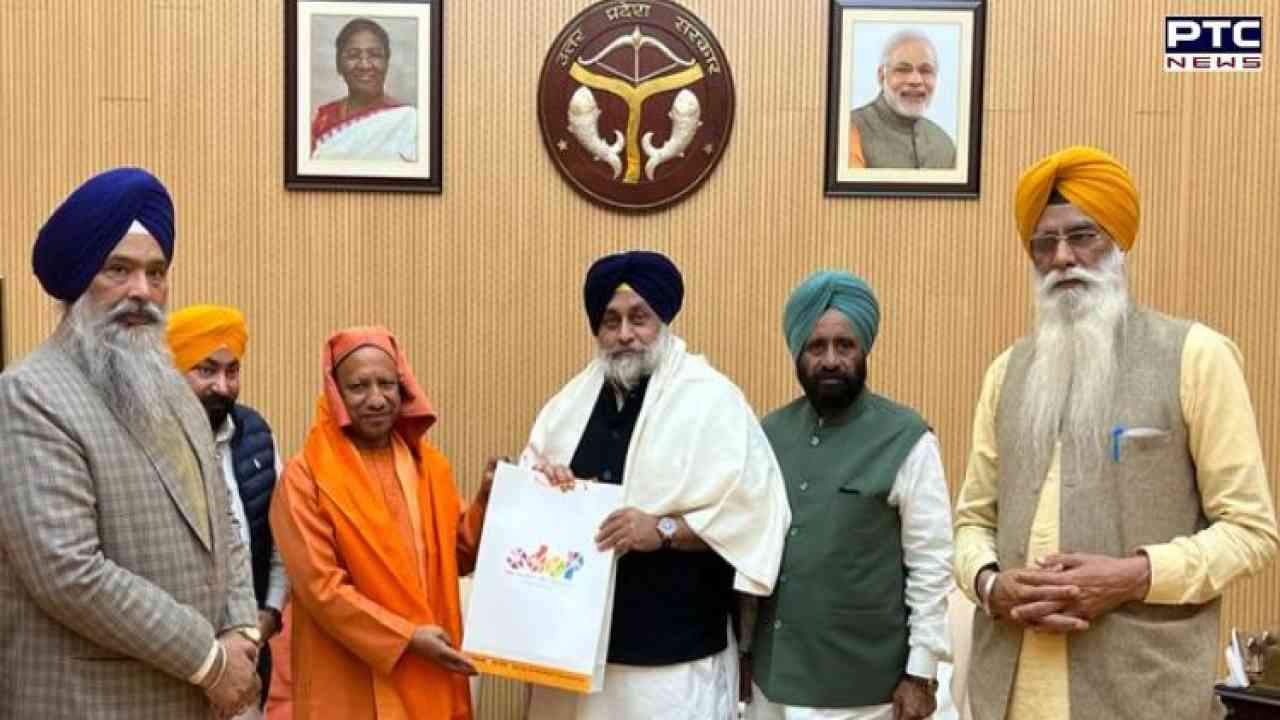 Punjab: SAD chief calls on UP CM Yogi to take up issues of Sikhs
