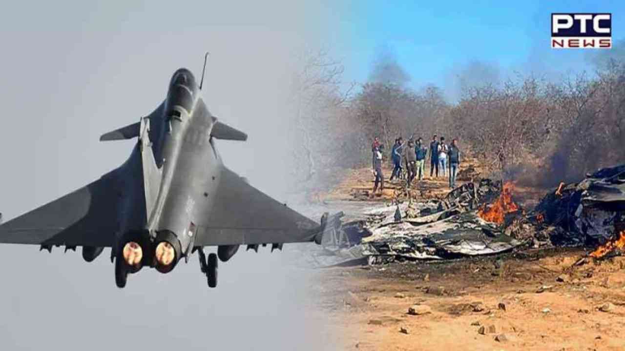 Fighter jet accident: Two IAF pilots saw incident in air; senior officer leading probe