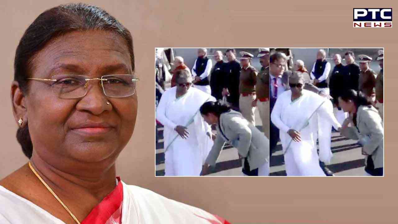 President security breach: Rajasthan Govt suspends engineer for trying to touch Murmu's feet