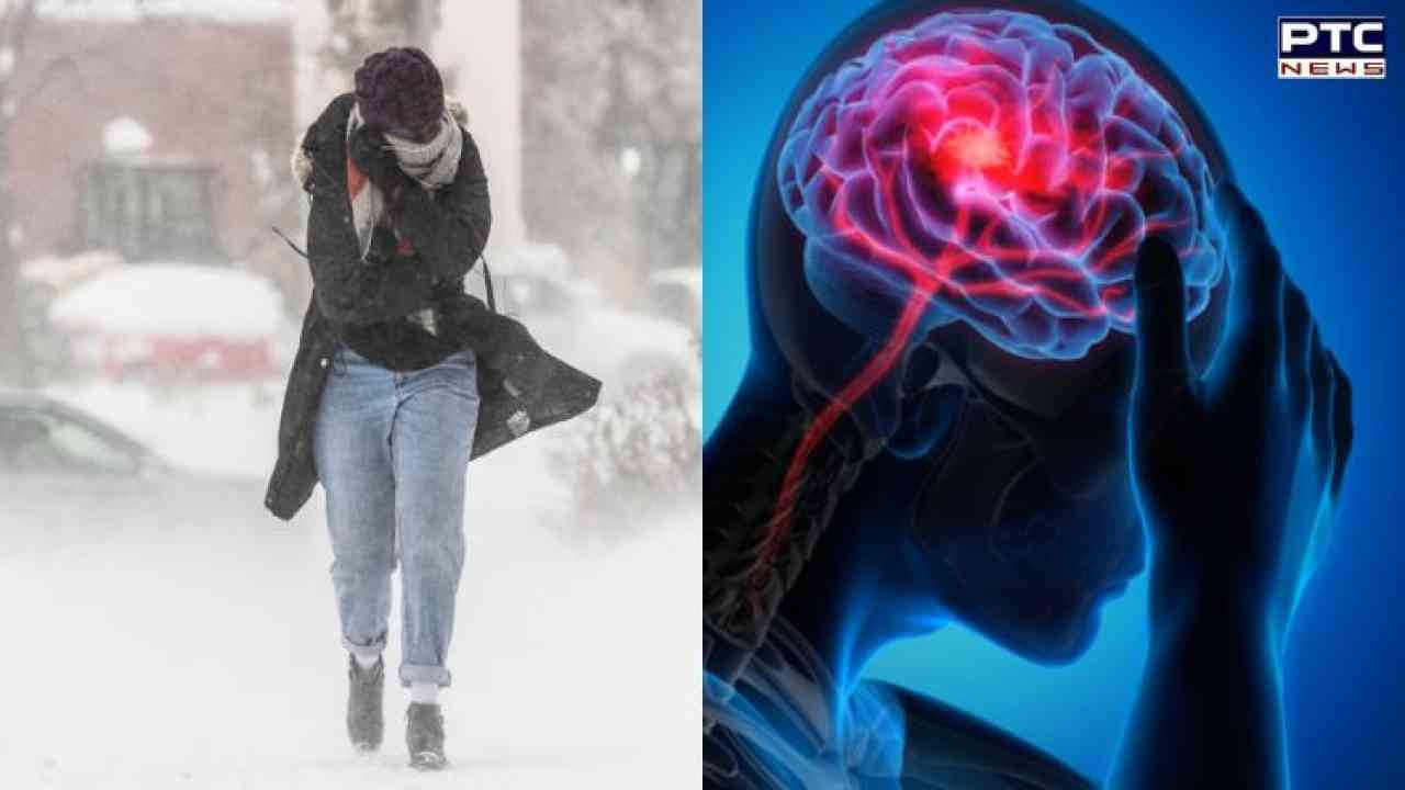 Does cold wave increases risk of brain stroke?