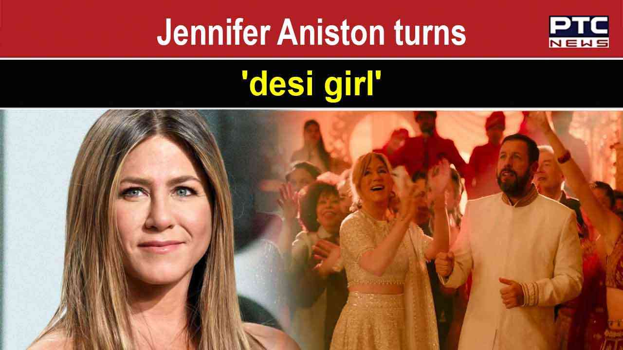 Jennifer Aniston says her Manish Malhotra lehenga in Murder Mystery 2 was  heavy