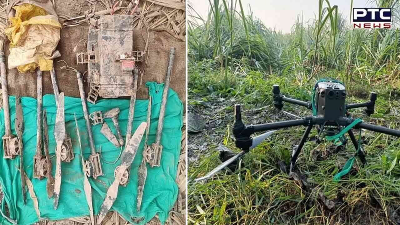 BSF seizes another Pak drone with 1 kg heroin near Punjab border