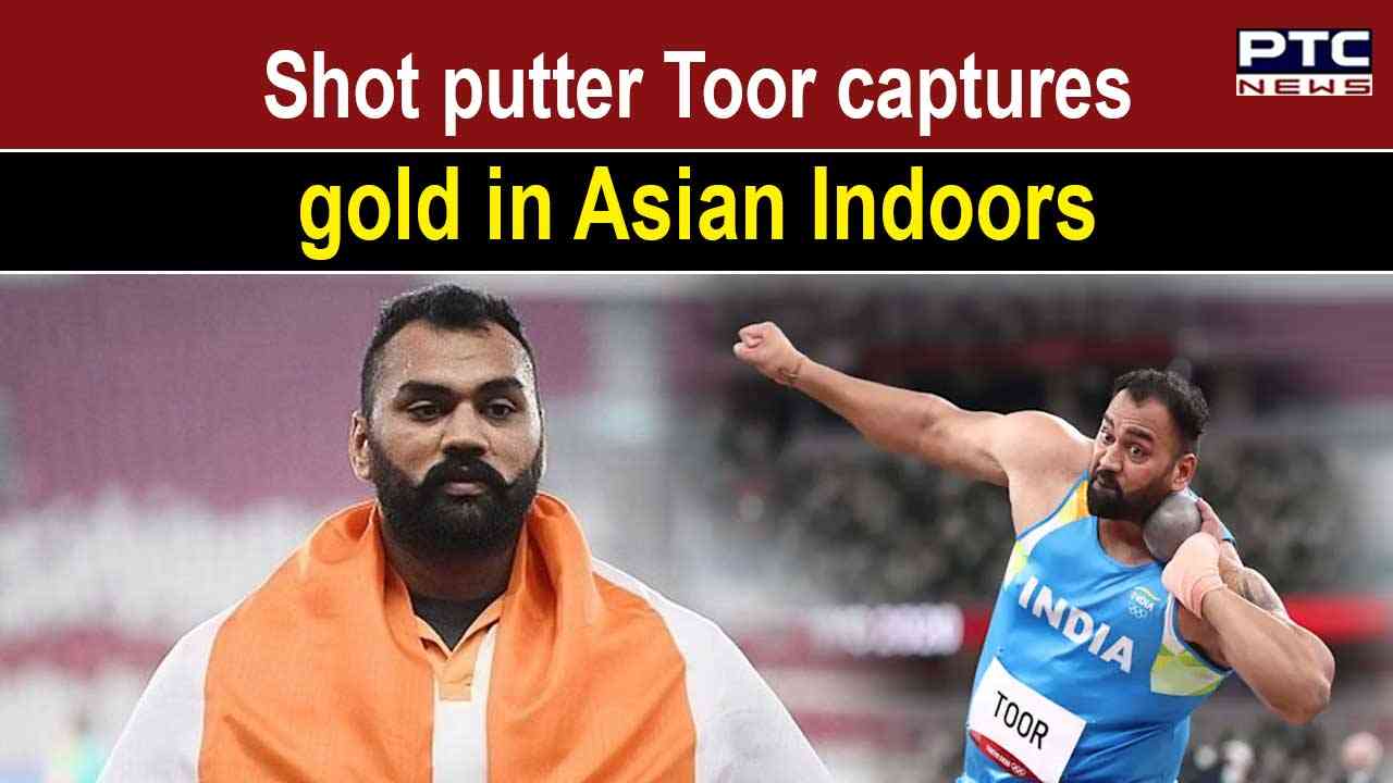Asian Indoor Athletics Championships Tajinderpal Singh Toor clinches