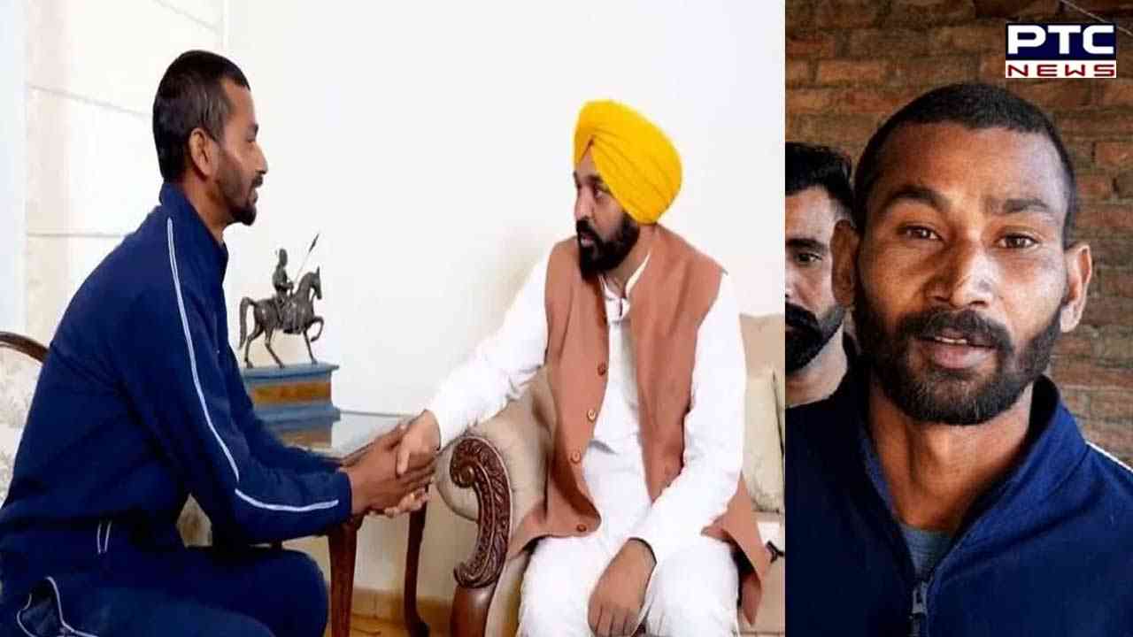 Punjab: CM Mann to give govt job to former hockey player currently working as 'Palledar'