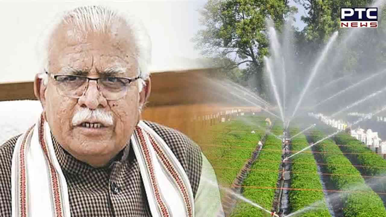 Haryana CM lauds ‘Prati Boond-Adhik Fasal’ scheme, says ‘farmers should take maximum benefit out of it’