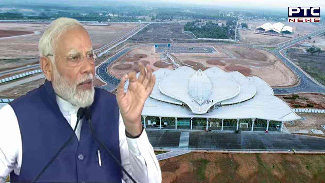 PM Modi inaugurates new airport, development projects in Karnataka's Shivamogga