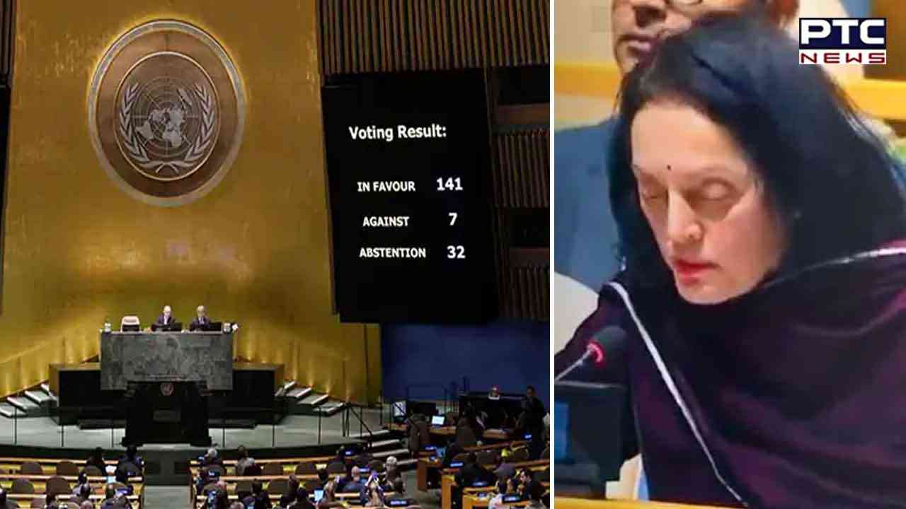 India abstains in UNGA on resolution need for peace in Ukraine