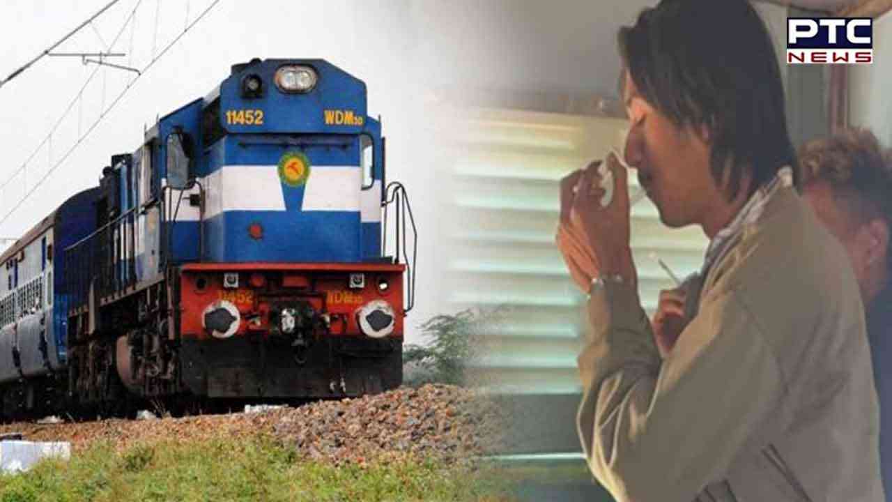 Passenger shares video of man smoking in front of kids in train; Railways responds