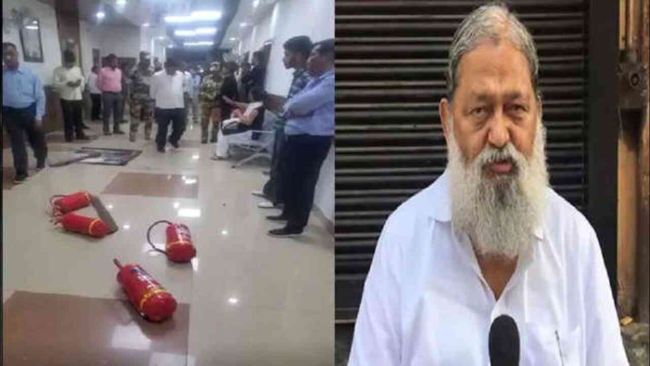 अनिल विज के दफ्तर में महिलाओं ने की तोड़फोड़, मंत्री से मिलने पहुंची थी महिला समूह