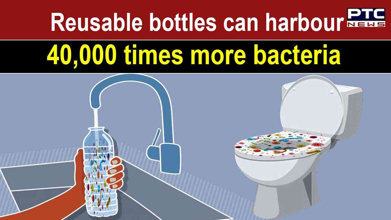 Study shows reusable water bottles hold more bacteria than a toilet