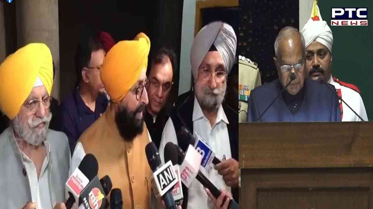 Punjab Budget session 2023:Congress stages walkout as, Guv Purohit begins session