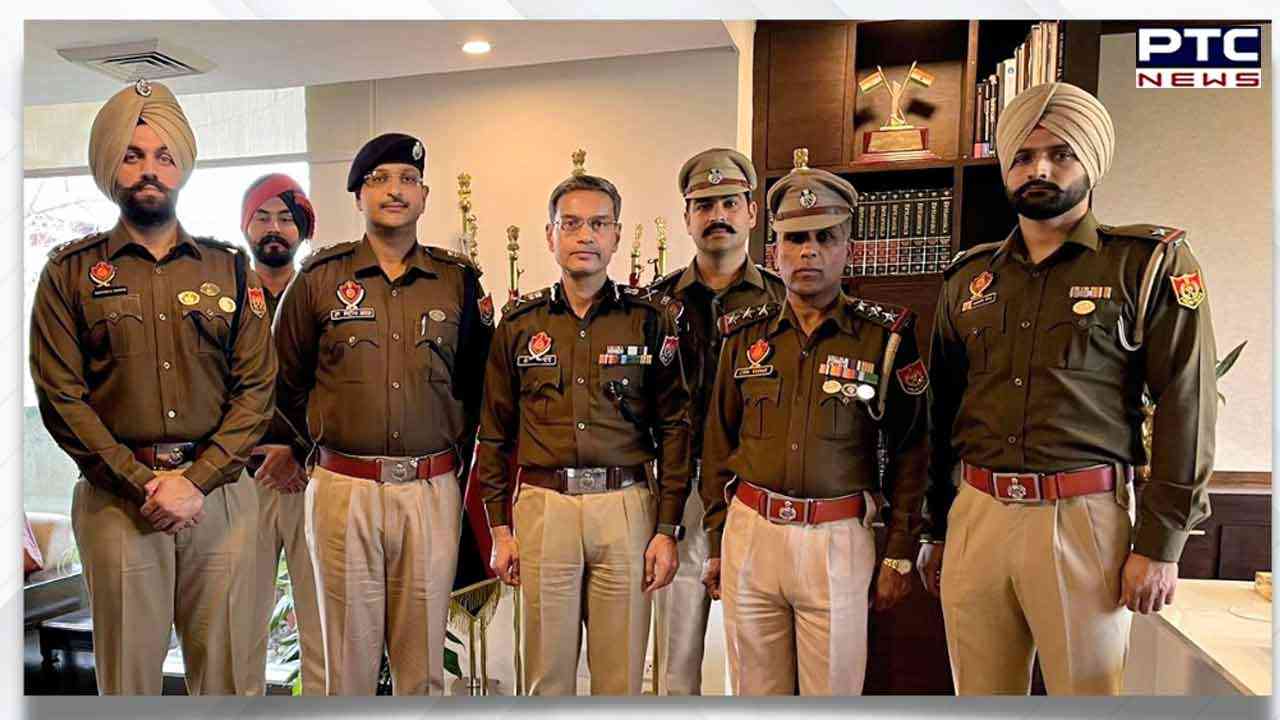 Punjab cops get Director General's Commendation Disc award