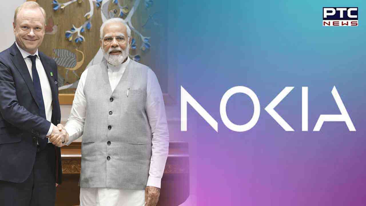 PM Modi meets Nokia CEO: PM Modi ਨੇ ਨੋਕੀਆ ਦੇ CEO ਨਾਲ ਕੀਤੀ ਮੁਲਾਕਾਤ