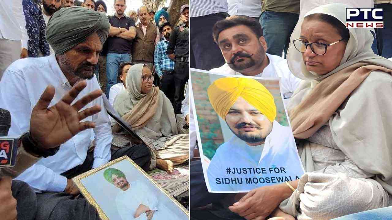 After assurance of meeting with CM, Sidhu Moosewala's parents lift dharna outside Punjab Assembly