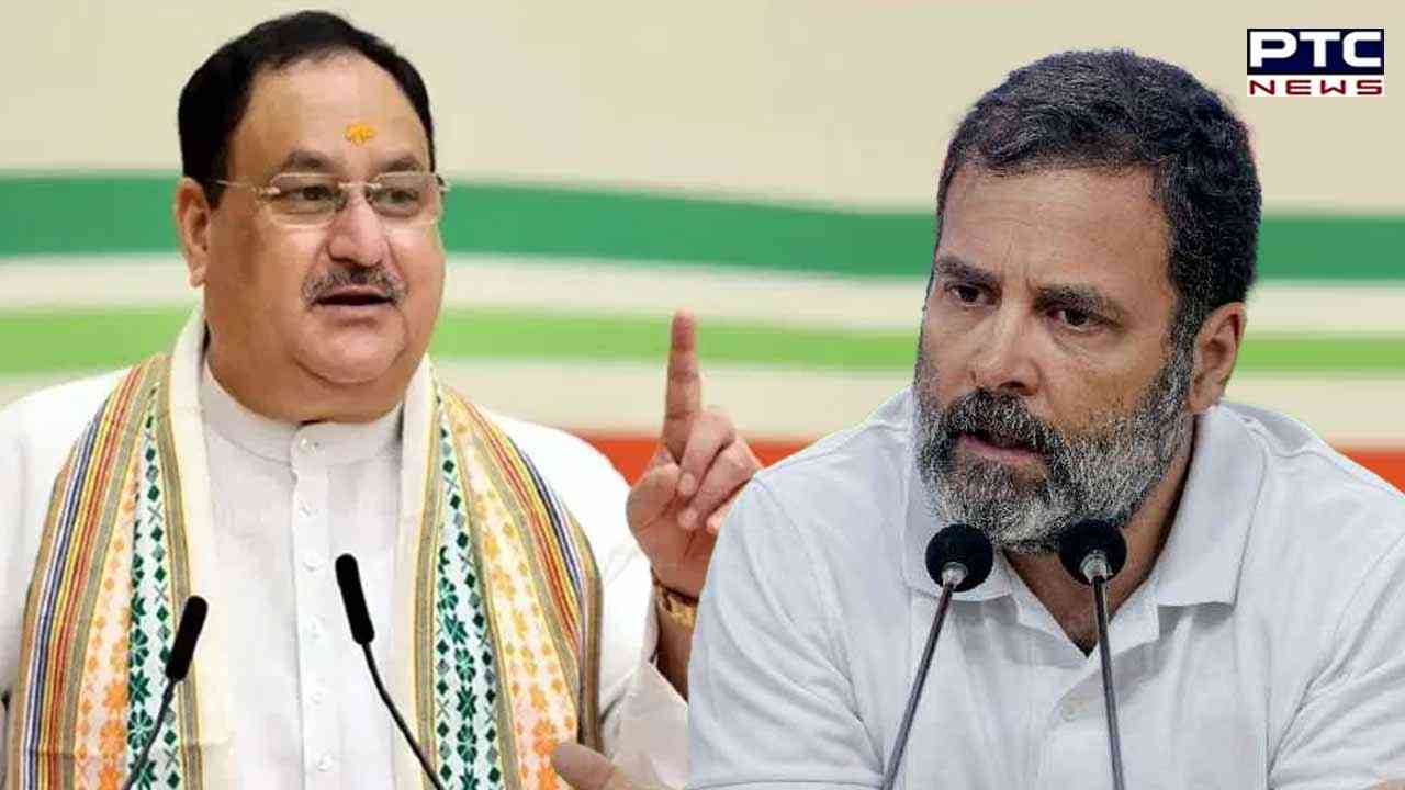 JP Nadda slams Rahul Gandhi over his remark about democracy in India