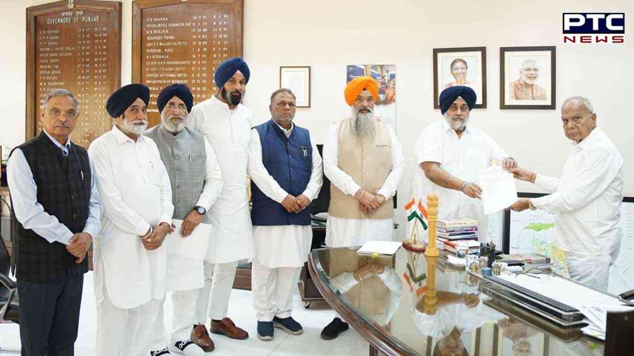 ਭਗਵੰਤ ਮਾਨ ਵੱਲੋਂ ਕਾਨੂੰਨ ਵਿਵਸਥਾ ਬਰਕਰਾਰ ਰੱਖਣ 'ਚ ਨਾਕਾਮ ਰਹਿਣ 'ਤੇ ਕੀਤਾ ਜਾਵੇ ਬਰਖ਼ਾਸਤ: ਅਕਾਲੀ ਦਲ