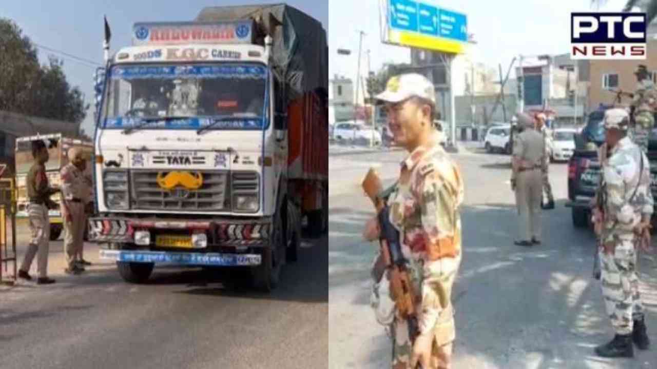 Punjab Police block various routes across state