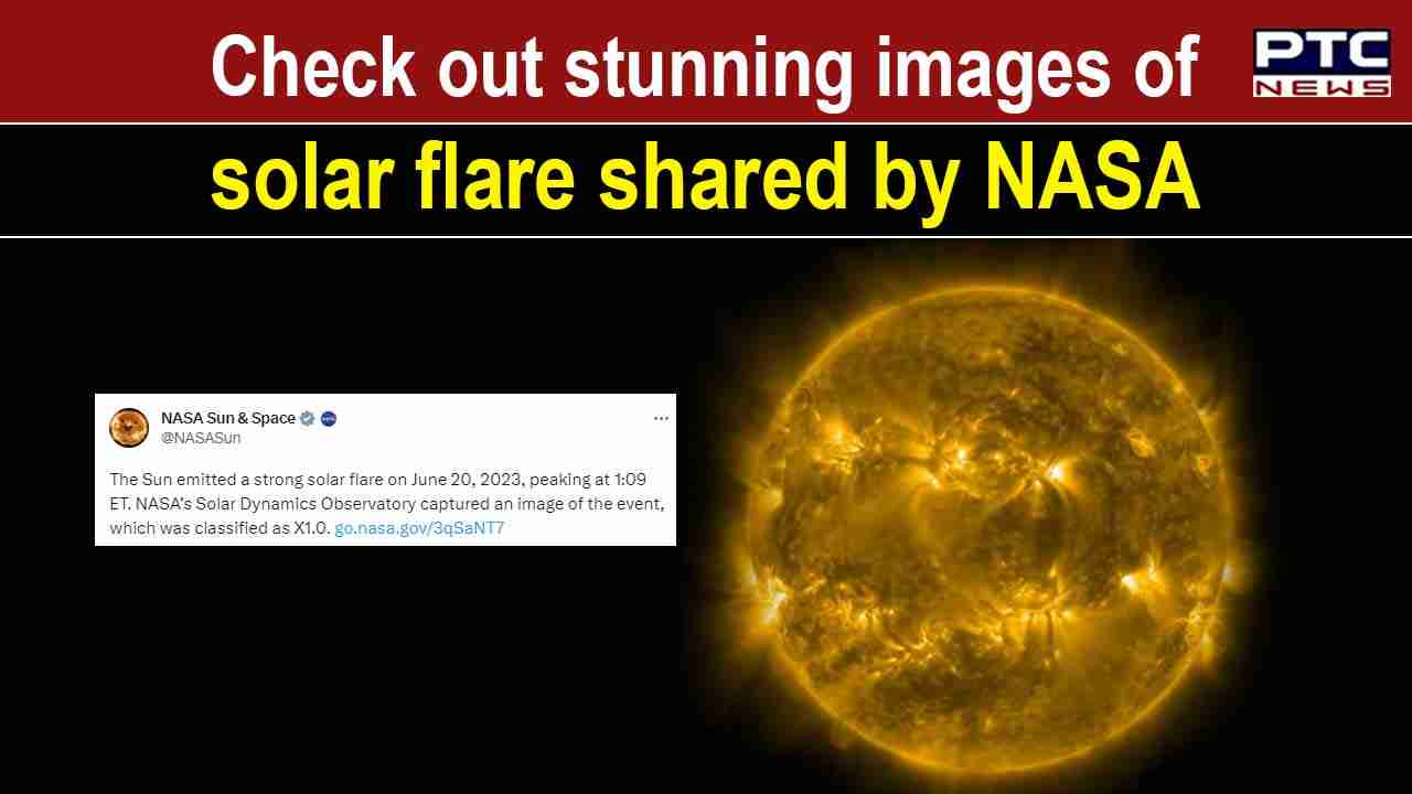 Solar Spectacle NASA releases breathtaking photos of Sun's powerful