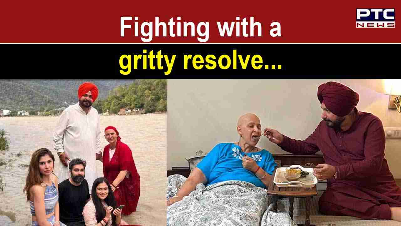 Navjot Sidhu stands strong by wife Dr Navjot Kaur through cancer battle ...