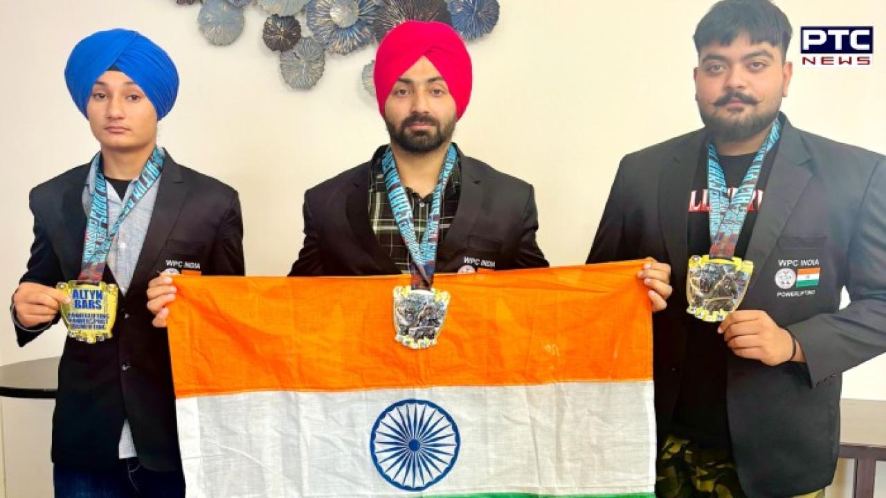 Faridkot News : ਇੱਕੋ ਪਿੰਡ ਦੇ 3 ਨੌਜਵਾਨਾਂ ਨੇ ਕਿਰਗਿਸਤਾਨ ਏਸ਼ੀਅਨ 'ਚ ਹੋਏ ਪਾਵਰ ਲਿਫਟਿੰਗ ਮੁਕਾਬਲੇ 'ਚ ਪਹਿਲਾ ਸਥਾਨ ਹਾਸਲ ਕਰਕੇ ਜਿੱਤੇ ਗੋਲਡ ਮੈਡਲ
